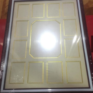 12 Slot Medals plus 5R Picture (13.5 x 17.5")
